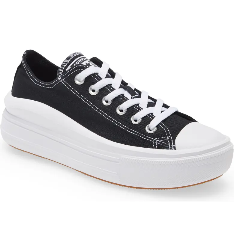 Converse Chuck Taylor All Star Move Low Top Platform Sneaker_BLACK/ WHITE/ WHITE