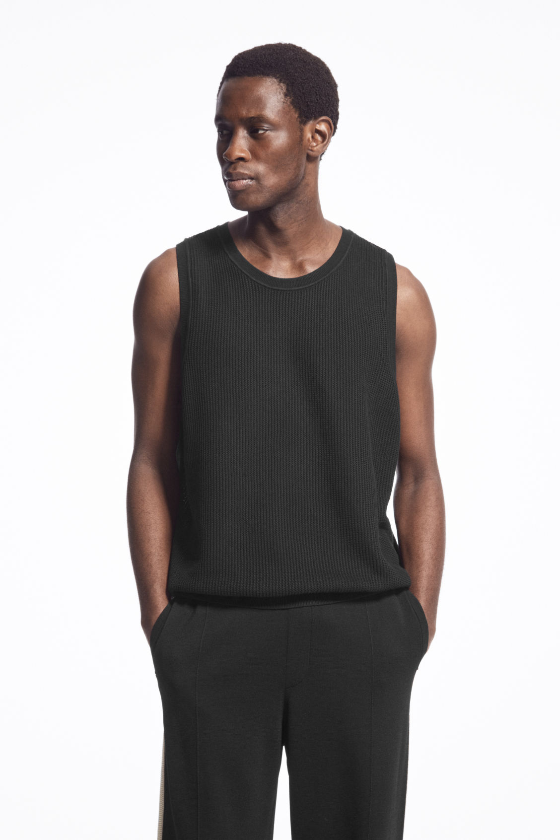 COS TEXTURED KNITTED TANK