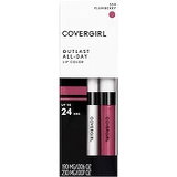 Covergirl Outlast All-day Moisturizing Lip Color, Plum Berry, 1 Set, 2 Count