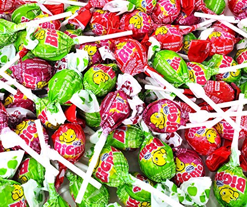 CrazyOutlet Arcor Big Gum Lollipops Hard Candy, Bulk Pack 2 Lbs