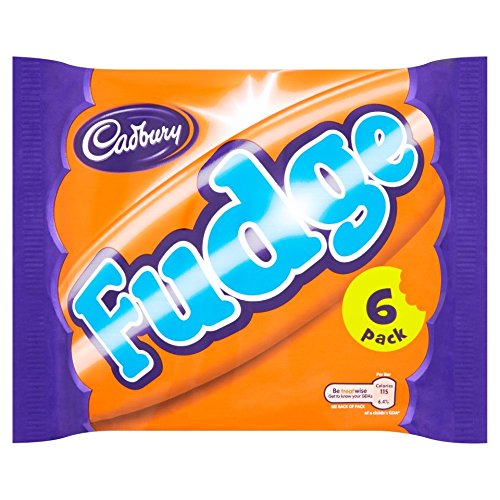 Cadbury Fudge British Chocolate Bar 6 Pack (156g)