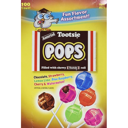  CandyMafia Tootsie Pops Fun Flavor Assortment 100 pops