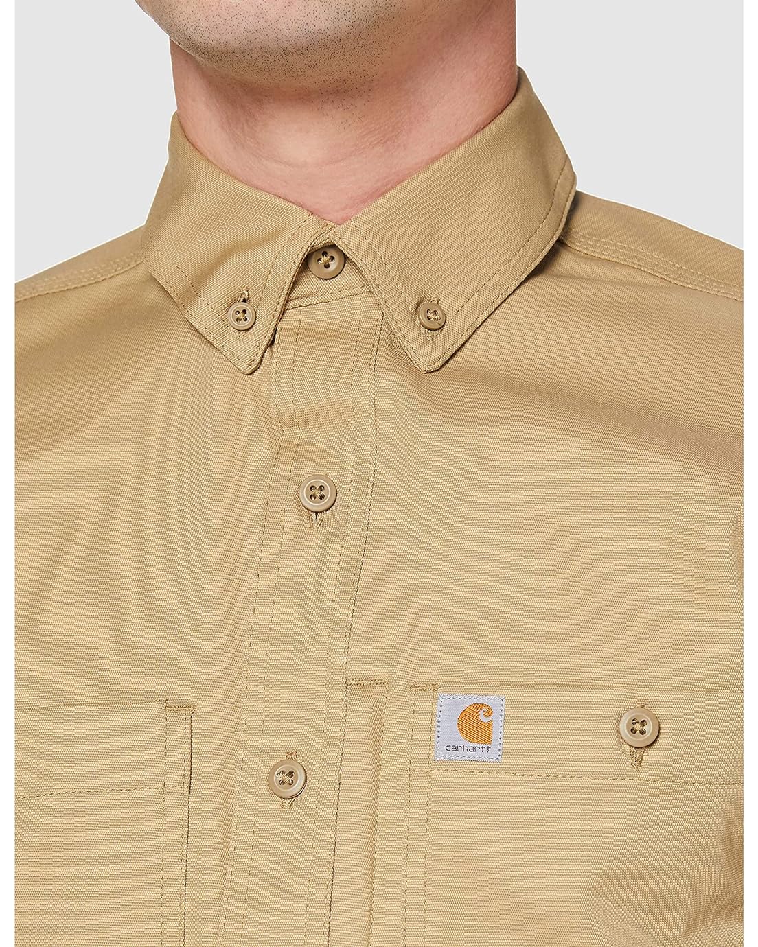 칼하트 Carhartt Mens Rugged Professional Short Sleeve Work Shirt