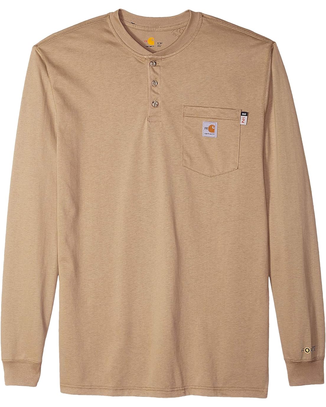 Carhartt Flame-Resistant Force Cotton Long Sleeve Henley