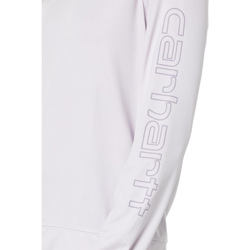 칼하트 Carhartt Force Sun Defender Lightweight Long Sleeve Hooded Graphic T-Shirt