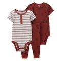 Baby Boys Bodysuits and Pants 3 Piece Set