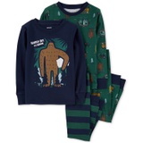 Baby Boys 4-Pc. Bigfoot Snug-Fit Cotton Pajamas Set