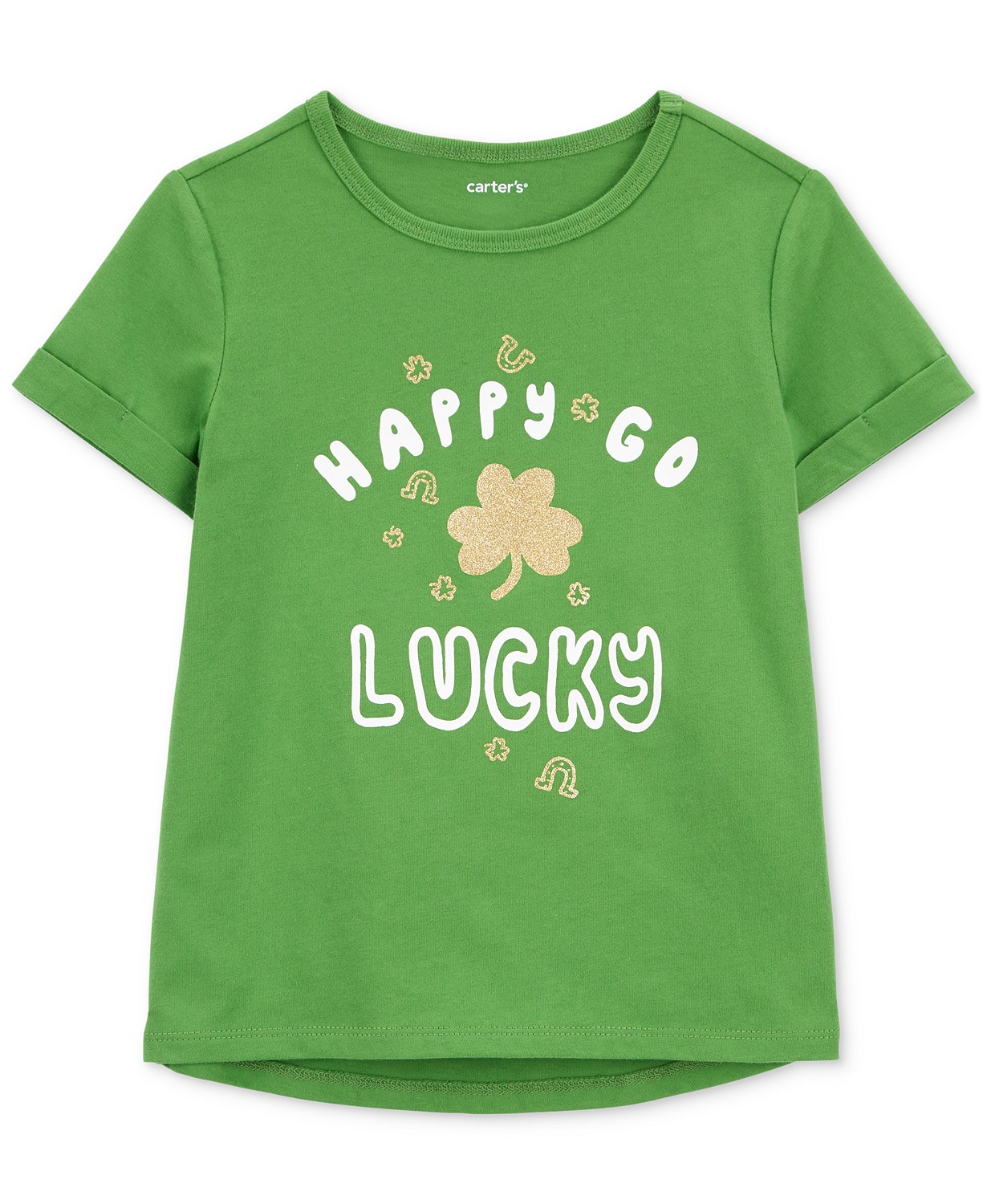 카터스 Toddler Girls Happy Go Lucky Printed T-Shirt