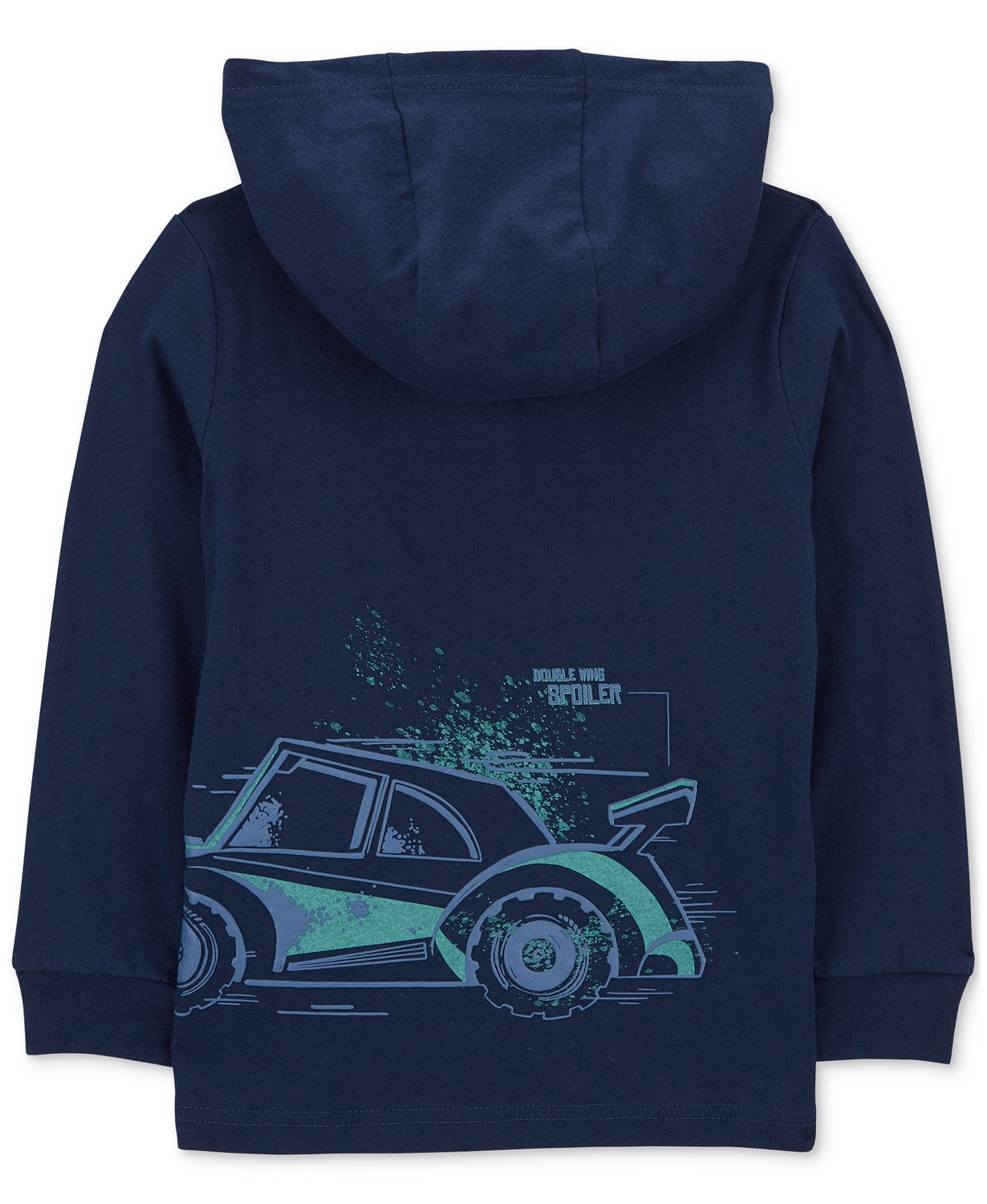 카터스 Toddler Boys Race Car Graphic Cotton Hooded T-Shirt