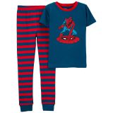 Carters Kid 2-Piece Spider-Man 100% Snug Fit Cotton PJs