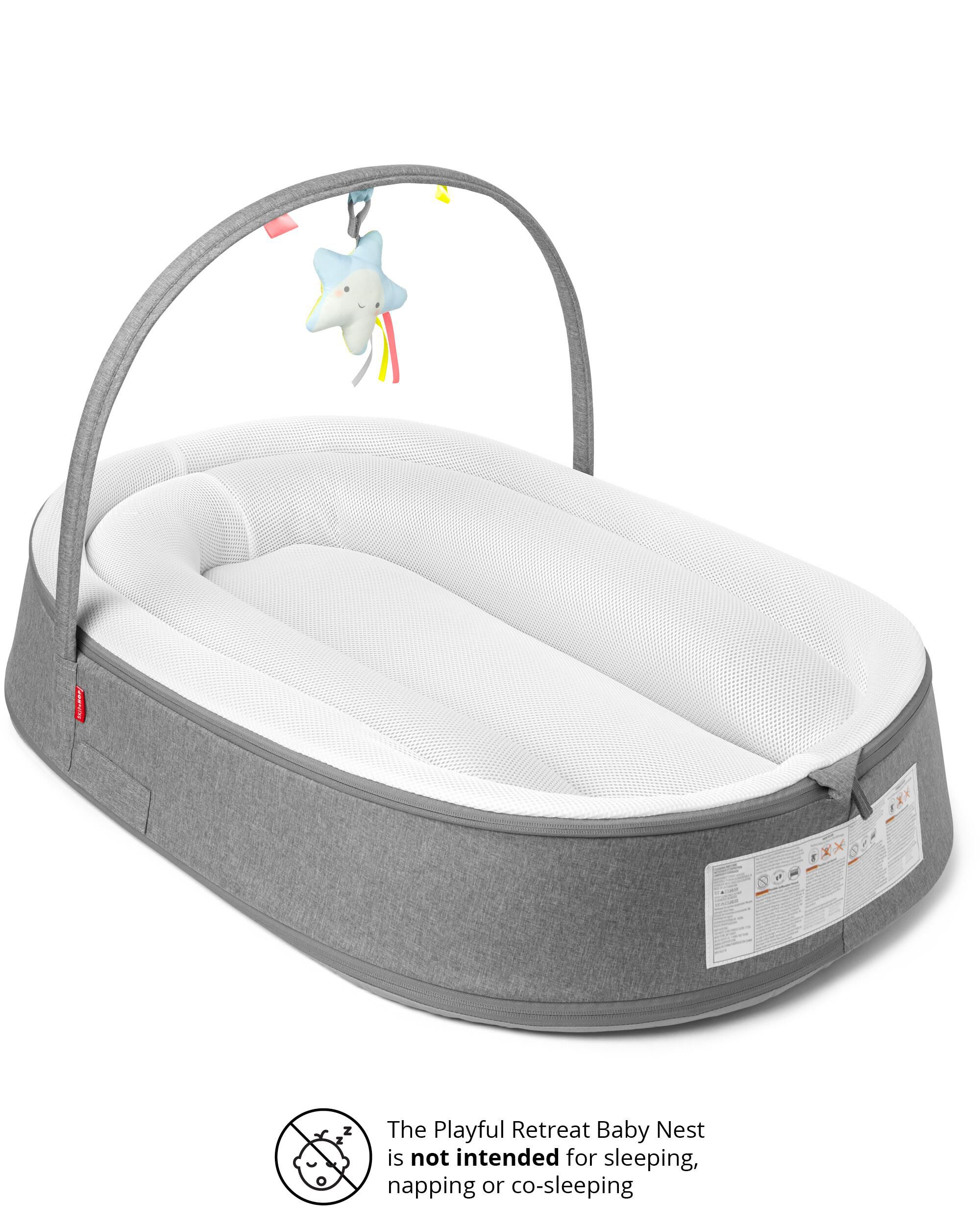 Carters Playful Retreat Baby Nest - Grey Melange