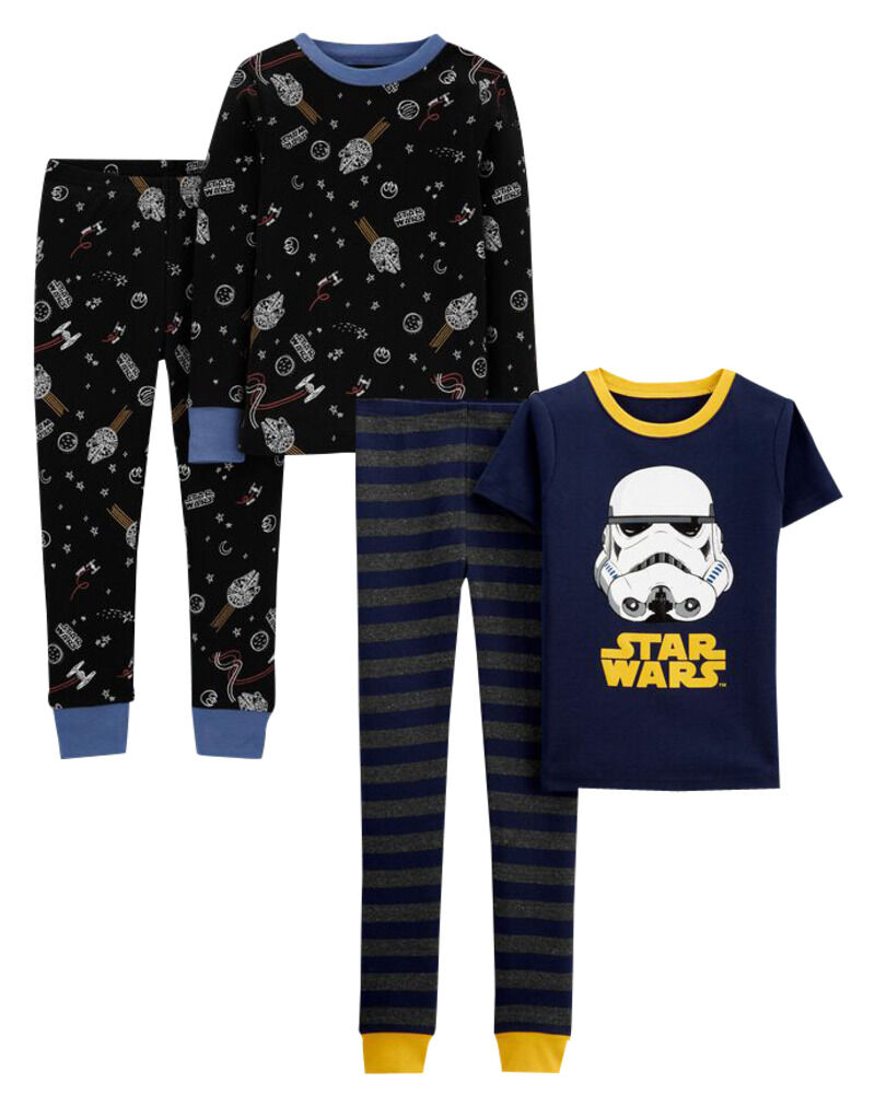 Carters 4-Piece Star Wars 100% Snug Fit Cotton PJs
