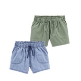 Carters 2-Pack Paperbag Waist Shorts