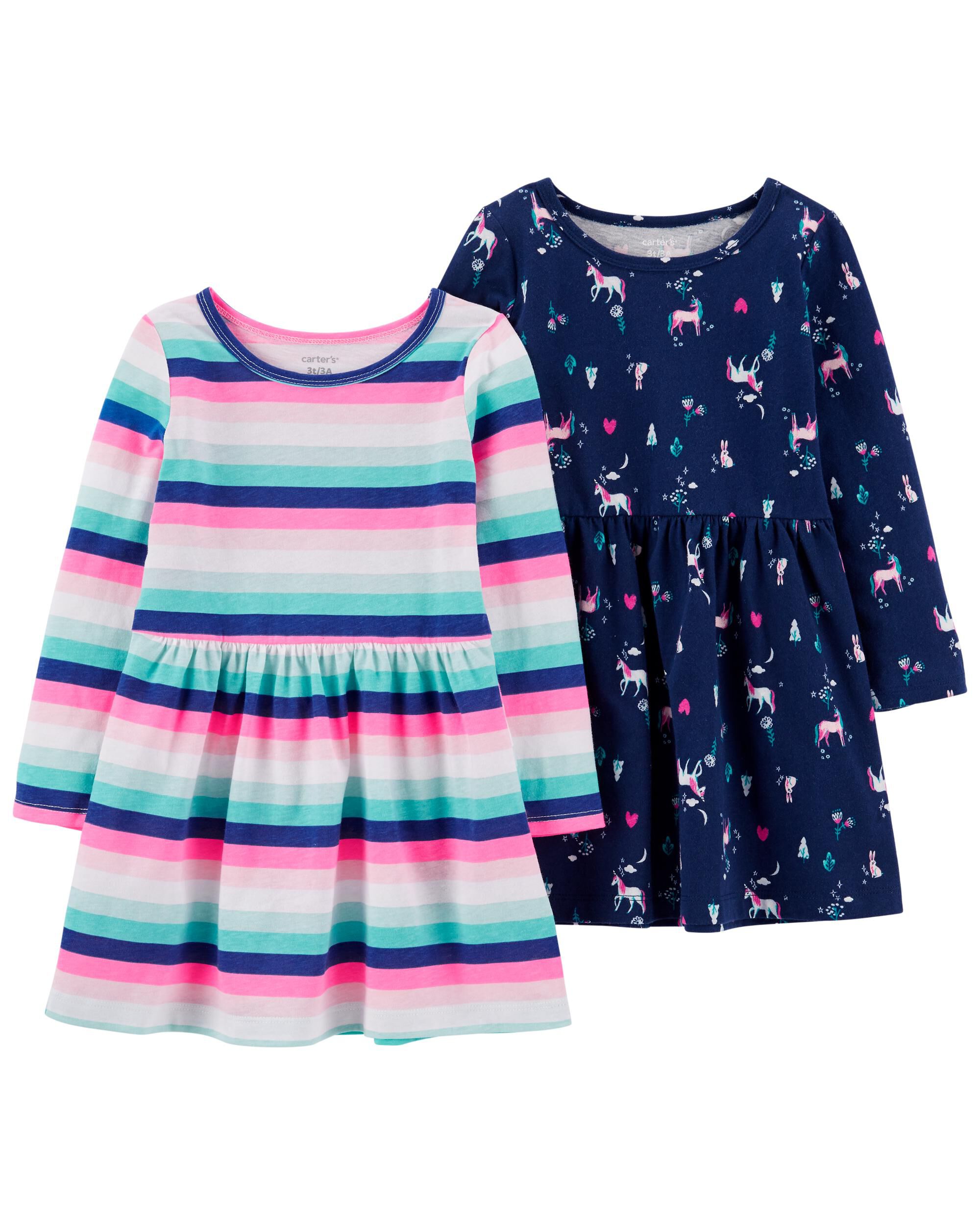 Carters 2-Pack Jersey Dresses