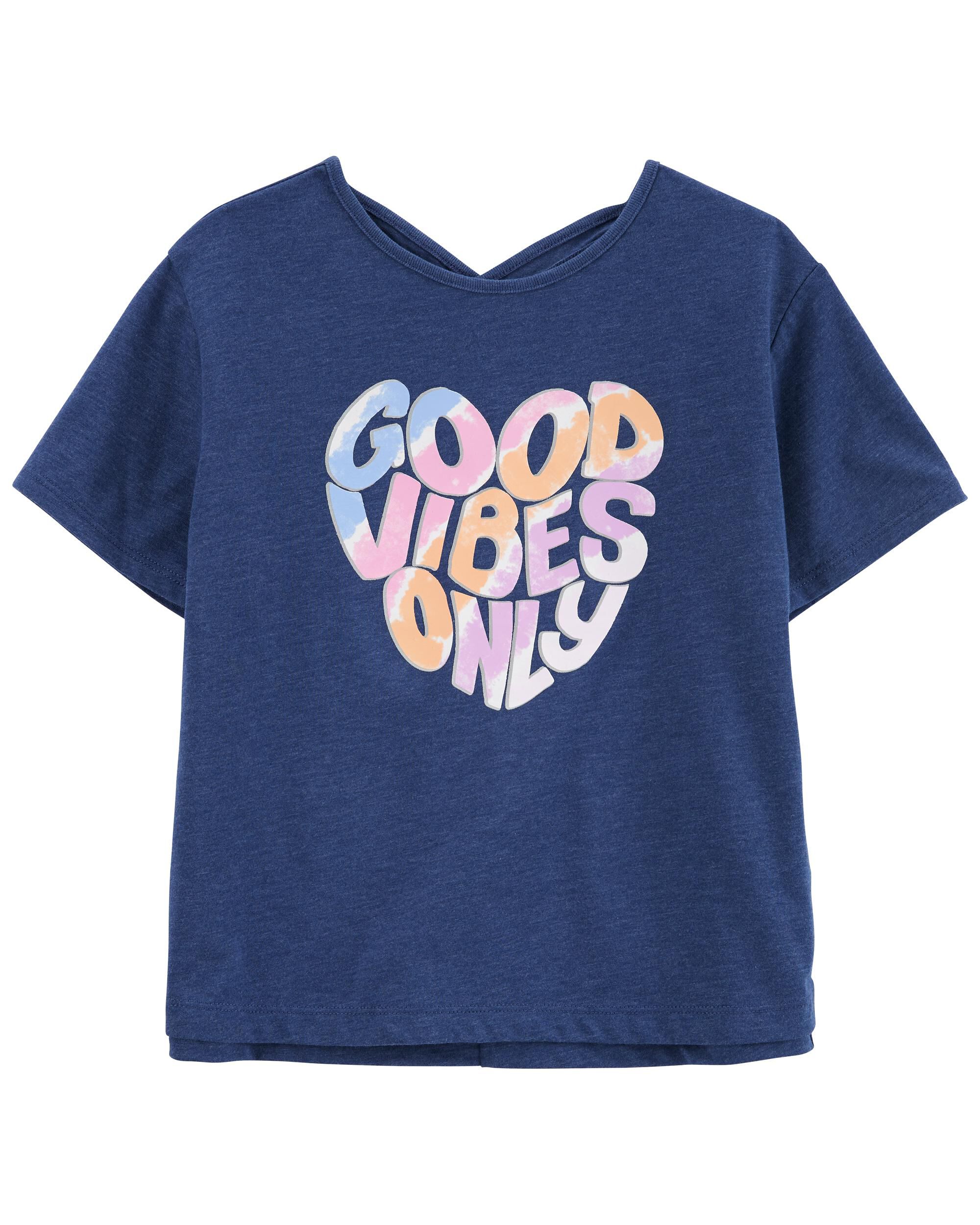 Carters Good Vibes Only Open-Back Tee