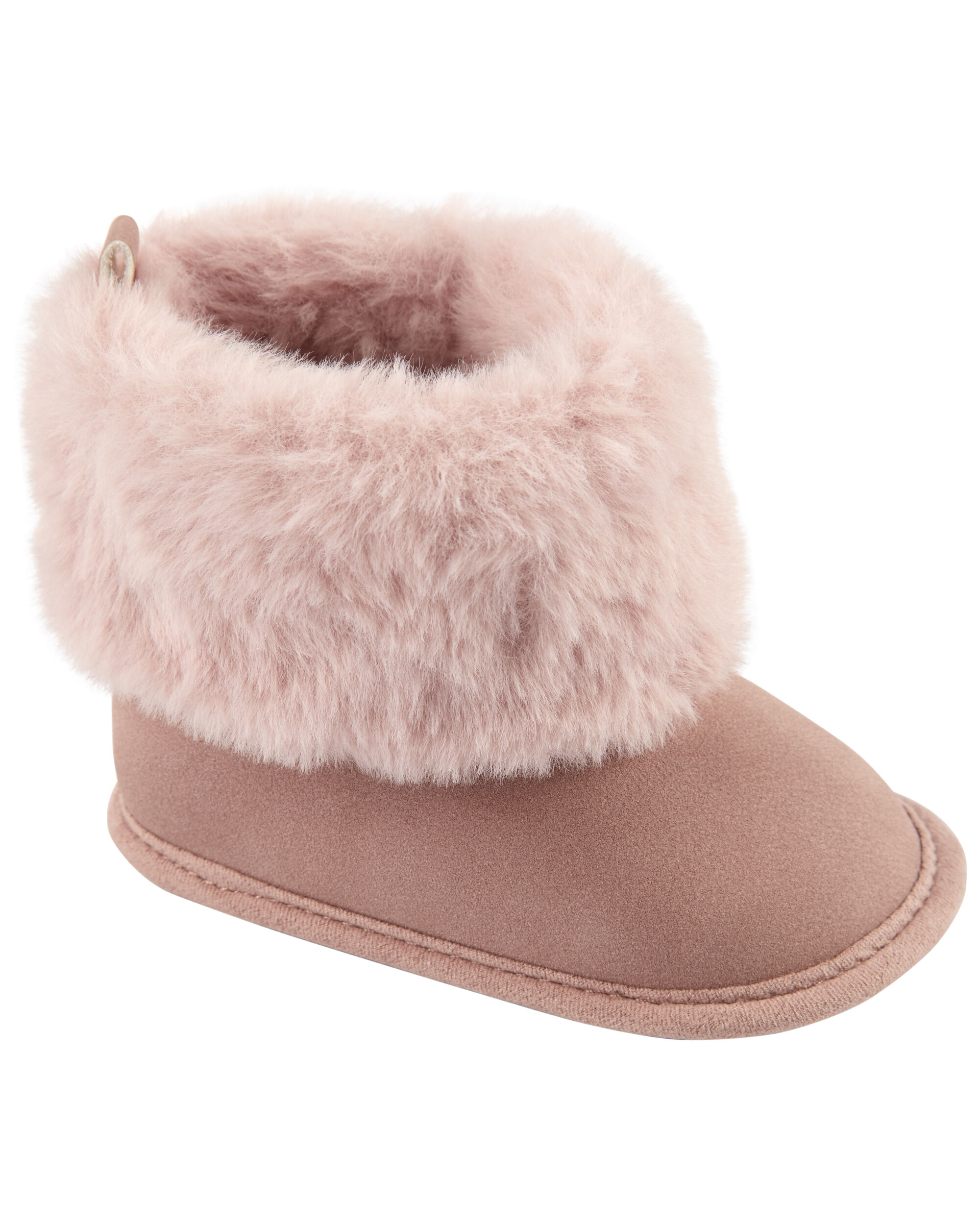 Baby Carters Faux Fur Bootie Baby Shoes