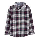 Carters Toddler Family Matching: Plaid Button-Front Shirt