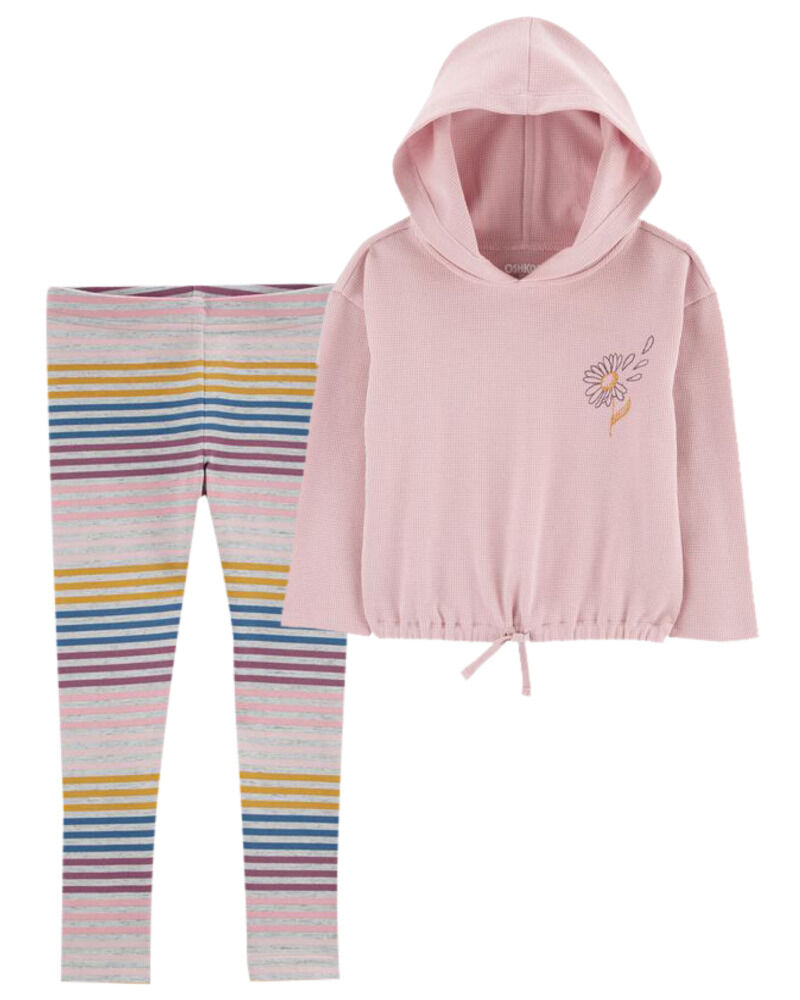 Carters Thermal Embroidered Top and Leggings Set