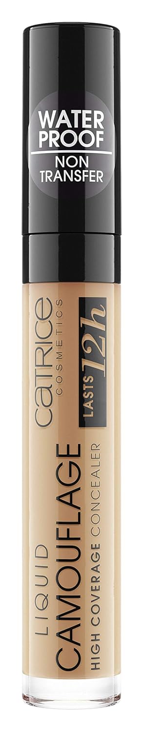  Catrice | Liquid Camouflage High Coverage Concealer | Ultra Long Lasting Concealer | Oil & Paraben Free | Cruelty Free (080 | Caramel Beige)