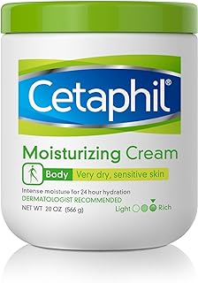 Cetaphil Moisturizing Cream | 20 Oz | Hydrating Moisturizer For Dry To Very Dry, Sensitive Skin | Body Cream Completely Restores Skin Barrier | Fragrance Free | Non-Greasy | Dermat