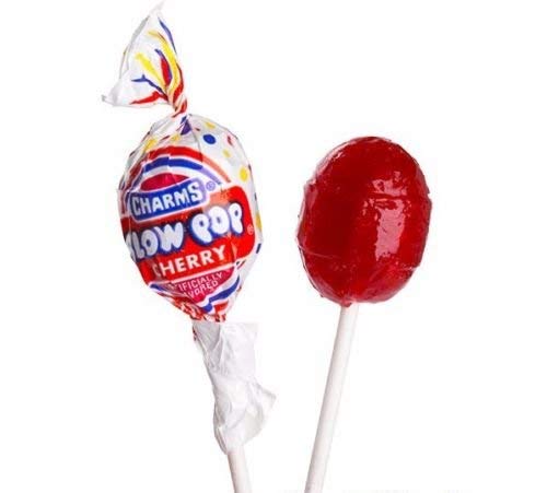  12 PIECE CHERRY CHARMS BLOW POPS