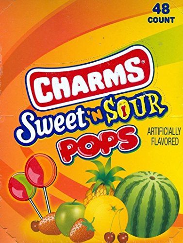 Charms Charm Pops - Sweet and Sour Suckers 48-0.625 oz pops