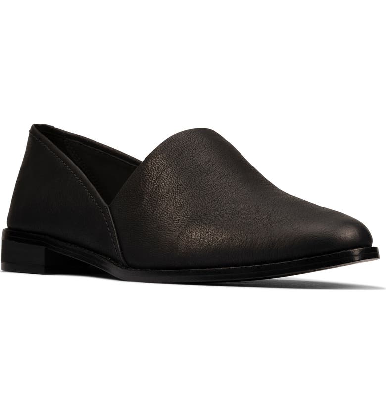 Clarks Pure Easy Loafer_BLACK LEATHER