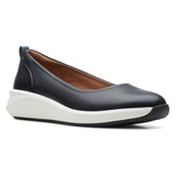 Clarks Un Rio Vibe Wedge Loafer_BLACK LEATHER