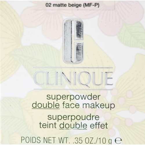  Clinique Superpowder Double Face Makeup | Long-Wearing 2-in-1 Powder and Foundation | Extra-Cling Formula for Double Coverage | Free of Parabens, Phthalates, and Sulfates | Matte B