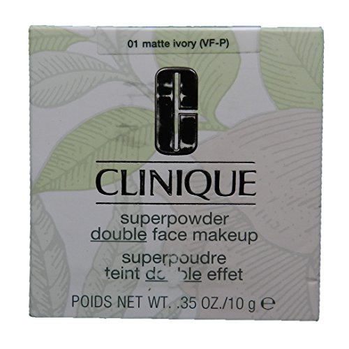  Clinique Superpowder Double Face Makeup - 01 Matte Ivory Vf-P By Clinique For Women - 0.35 Oz Powder 0.35 oz