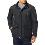 Cole Haan Mens Quilted Jacket with Corduroy Collar