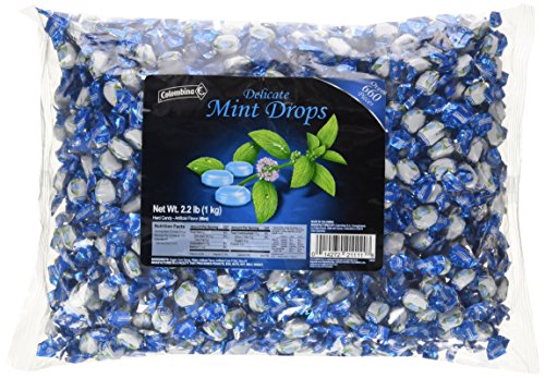 Colombina Delicate Mint Drops, 2 Pounds, Over 660 Pieces