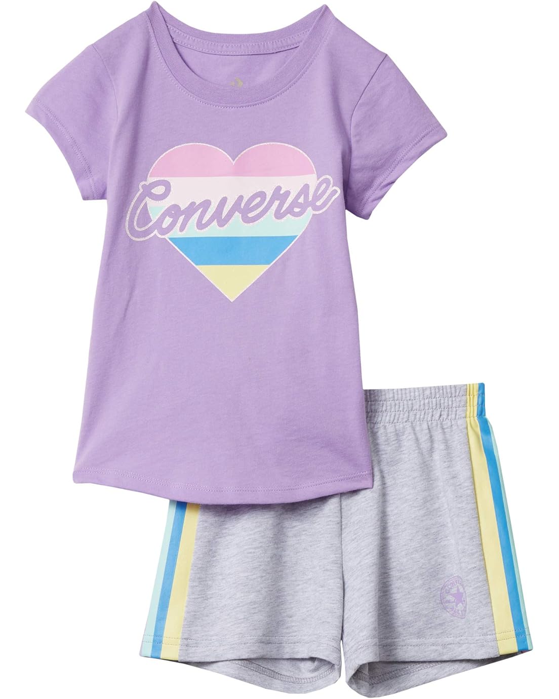 Converse Kids Graphic T-Shirt & Shorts Set (Little Kids)