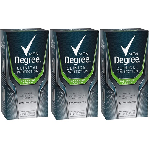  Degree Men Clinical & Antiperspirant & Deodorant, Extreme Fresh 1.7 Oz (Pack of 3), Original Version