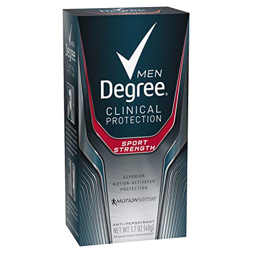Degree Men Clinical Antiperspirant Deodorant, Sport Strength, 1.7 oz (Pack of 2)
