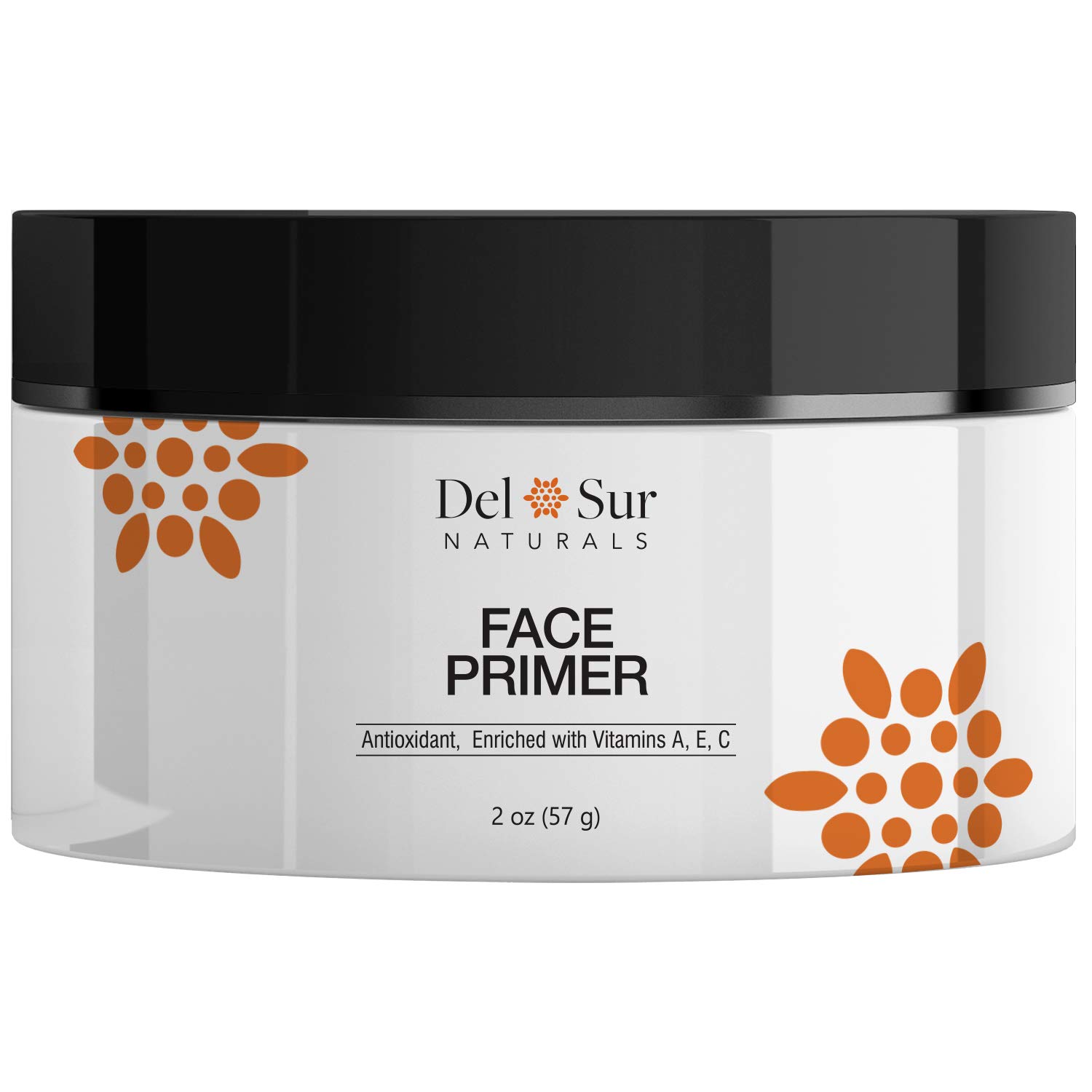  Del Sur Naturals Face Primer & Pore Minimizer - with Antioxidants, Vitamin A, E, C and Micro Minerals that Reduce Pore Size & Control Excess Shine - Non-oily Formula Evens Out Skin