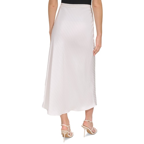DKNY Womens Jacquard-Stripe Slip Skirt