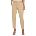 Womens Mid-Rise Slim-Fit Ankle Pants