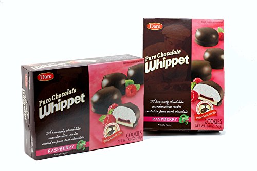 Dare Cookie Whippet Raspberry, 8.8 oz (Pack of 2)
