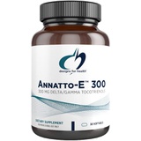 designs for health Annatto-E 300 mg Tocotrienols - DeltaGold Vitamin E Complex Supplement with Delta + Gamma Tocotrienols - Cardiovascular, Healthy Aging + Antioxidant Support - No