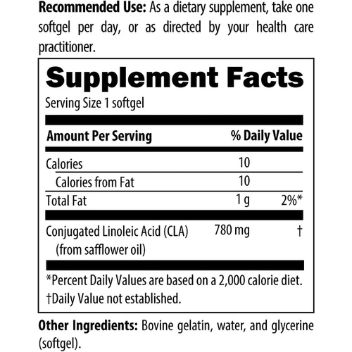  designs for health CLA Softgels - 780mg Conjugated Linoleic Acid Supplement from Safflower Oil - Non-GMO (90 Softgels)