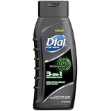 Dial For Men 3-in-1 Hair + Body + Face Wash, Recharge, 16 Fluid Ounces