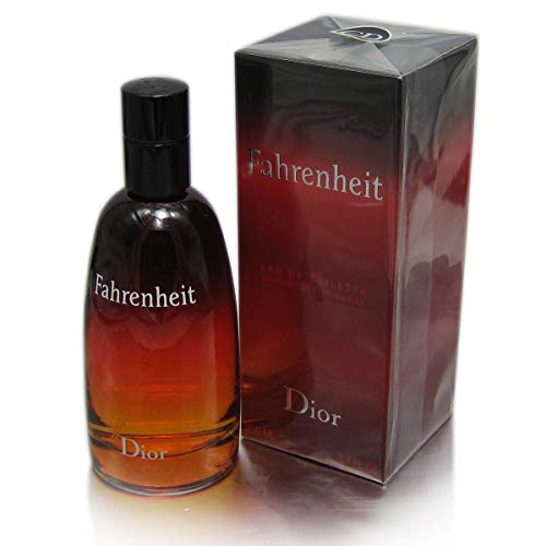 디올 Fahrenheit By Christian Dior For Men. Eau De Toilette Spray Red, 3.4 Oz.