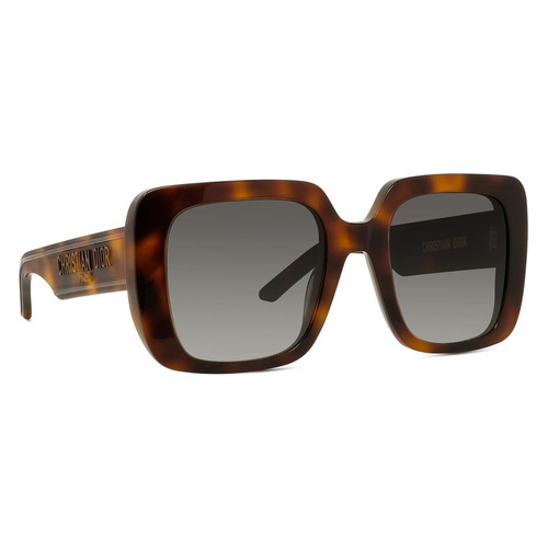 디올 Dior Wildior 55mm Square Sunglasses_HAVANA/ GREY