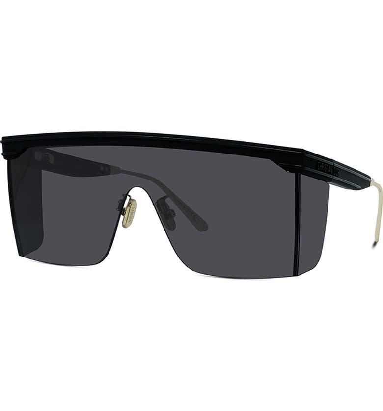 디올 Dior Club Shield Sunglasses_MATTE BLACK / SMOKE