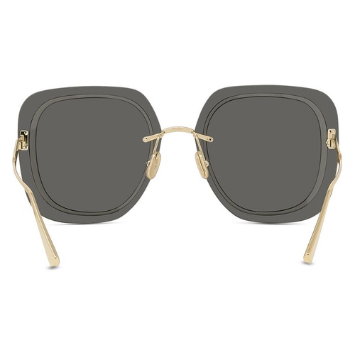 디올 Dior UltraDior 65mm Oversize Square Sunglasses_GOLD/ GREY