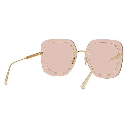 디올 Dior UltraDior 65mm Oversize Square Sunglasses_GOLD/ ROSE