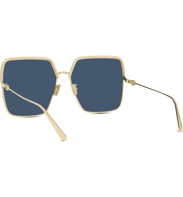 디올 Dior EverDior 60mm Square Sunglasses_GOLD/ BLUE