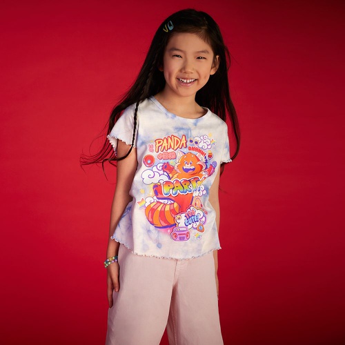디즈니 Disney Turning Red Tie-Dye T-Shirt for Girls