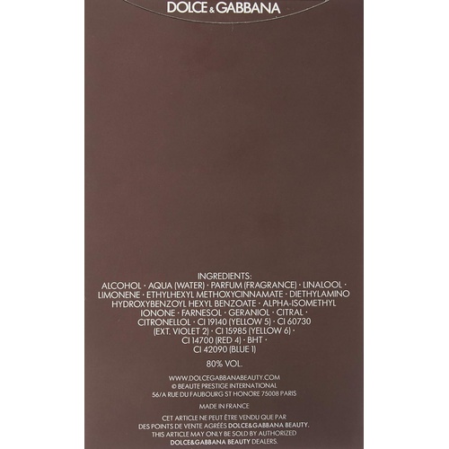 돌체앤가바나 Dolce & Gabbana Dolce and Gabbana The One EDT for Men, 3.3 oz